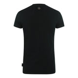 Philipp Plein Large Multi Colour Skull Black T Shirt