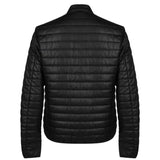Armani Jeans Padded Biker Black Jacket - Nova Clothing