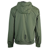 Ea7 Green Hooded Bomber Jacket