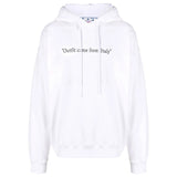 Off White Mens OMBB085C99FLE0070110 Hoodie White