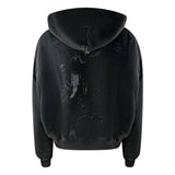 Off White St Matthew Black Oversized Hoodie Ombb118F23Fle0091077