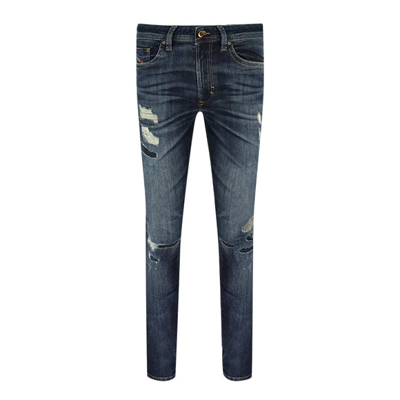 Diesel Mens Jeans Thavar 854T Blue