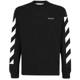 Off White Diagonol Helvetica Black Long Sleeve T Shirt