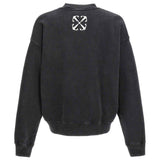 Off-White Mens OMBA054F23FLE0131084 Sweatshirt Black