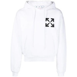 Off White Single Arrow Oversized White Hoodie