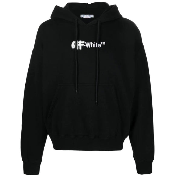 Off White Mens OMBB085F22FLE0021001 Hoodie Black
