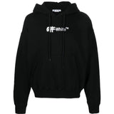 Off White Mens OMBB085F22FLE0021001 Hoodie Black