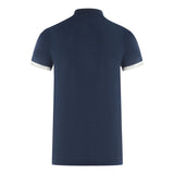 Aquascutum Mens P00523 85 Polo Shirt Navy