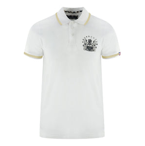 Aquascutum Tipped Aldis White Polo Shirt
