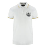 Aquascutum Tipped Aldis White Polo Shirt