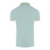 Aquascutum Tipped Aldis Light Blue Polo Shirt