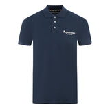 Aquascutum Mens P01523 85 Polo Shirt Navy