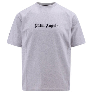 Palm Angels Mens Pmaa089F23Jer0020810 T Shirt  Grey - Style Centre Wholesale