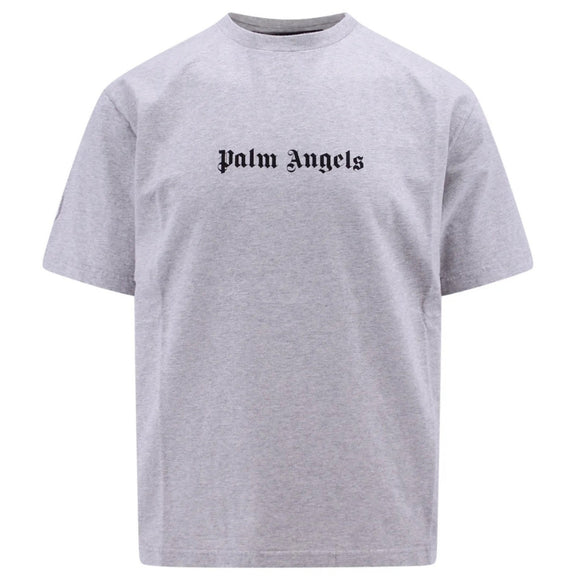 Palm Angels Mens Pmaa089F23Jer0020810 T Shirt  Grey - Style Centre Wholesale
