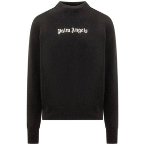 Palm Angels Mens Pmhe054F23Kni0041001 Sweatshirt Black