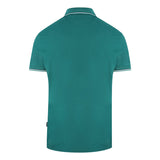 Aquascutum Mens Polo Shirt QMP024 32 Green