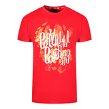 Cavalli Class Bold Logo Red T Shirt