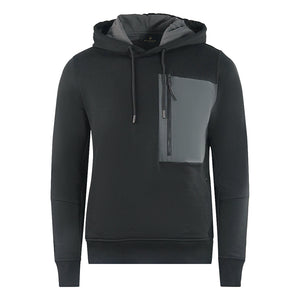 Belstaff Mens Raft Black Hoodie Black - Style Centre Wholesale