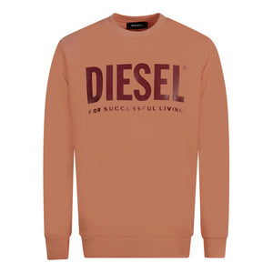 Diesel S Division Logo Pink Sweater