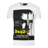 Dsquared2 S74Gd0558 S22427 100 Bright White T Shirt Mens