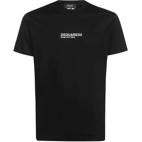Dsquared2 Mens T Shirt S74Gd0946 900 Black - Style Centre Wholesale