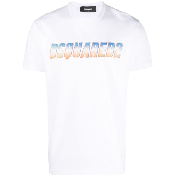 DSquared2 Mens T-Shirt S74GD1156 100W White