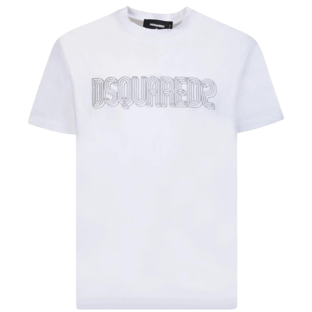 Dsquared2 Mens T Shirt S74Gd1161 100W White – Style Centre