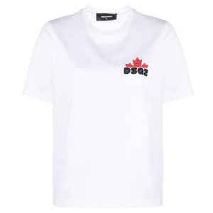 DSquared2 Mens T-Shirt S74GD1200 100W White