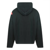 Dsquared2 Large Maple Leaf Logo Oversize Black Hoodie