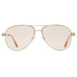 Jimmy Choo Womens Sansa/S DDB K1 Sunglasses Gold