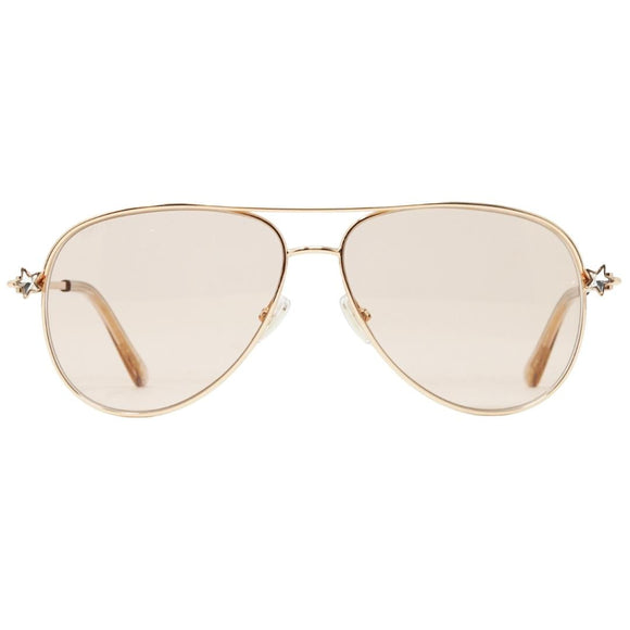 Jimmy Choo Womens Sansa/S DDB K1 Sunglasses Gold