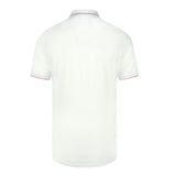 Lyle & Scott White Branded Collar Polo Shirt SP1564G 626