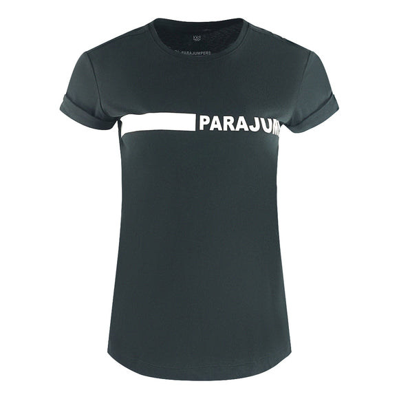Parajumpers Womens Space Tee 541 T Shirts Black - Style Centre Wholesale
