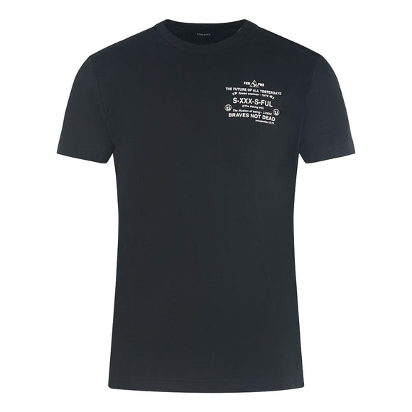 Diesel The Future Of All Yesterdays Logo Black T Shirt