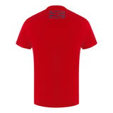 Aquascutum London 1851 Tape Logo Red T Shirt