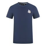 Aquascutum Mens T01223 85 T-Shirt Navy Blue