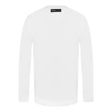 Plein Sport Bold Split Logo White Long Sleeved T-Shirt S