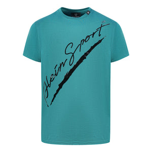 Plein Sport Signature Green T Shirt