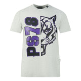 Plein Sport Ps78 Logo Grey T Shirt