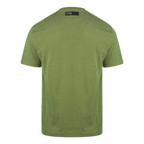 Plein Sport Tiger Head Logo Green T Shirt