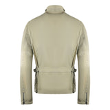 Parajumpers Mens Truman Leather 233 Jacket Beige