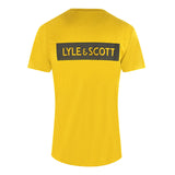 Lyle Scott Back Print Spring Moss T Shirt