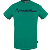 Aquascutum Signature Logo Green T Shirt