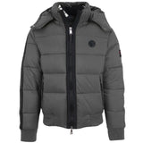 Plein Sport Padded Taped Sleeve Grey Jacket - Style Centre Wholesale