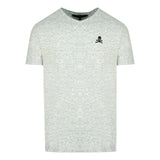 Philipp Plein Skull And Crossbones Logo Grey Underwear V Neck T Shirt