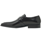 Versace Collection Buckle Logo Leather Brown Shoes - Nova Clothing