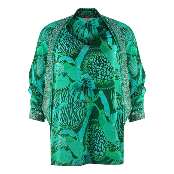Inoa Womens Valdivian Rainforest 1202114 Blouse Green
