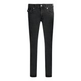 True Religion Rocco Flap Relaxed Black Skinny Jeans