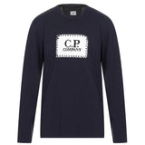 C.P. Company 12CMTS043A 005100W 888 Navy Blue Long Sleeve T-Shirt