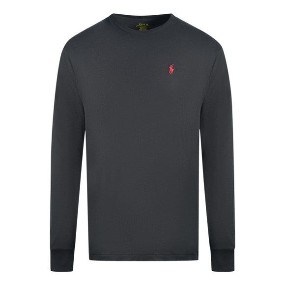 Ralph Lauren Classic Long Sleeve Black T-Shirt